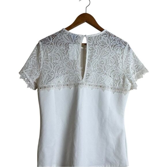 NWT!‎ 3 for $30! H&M white lace blouse. Size large - Picture 5 of 6